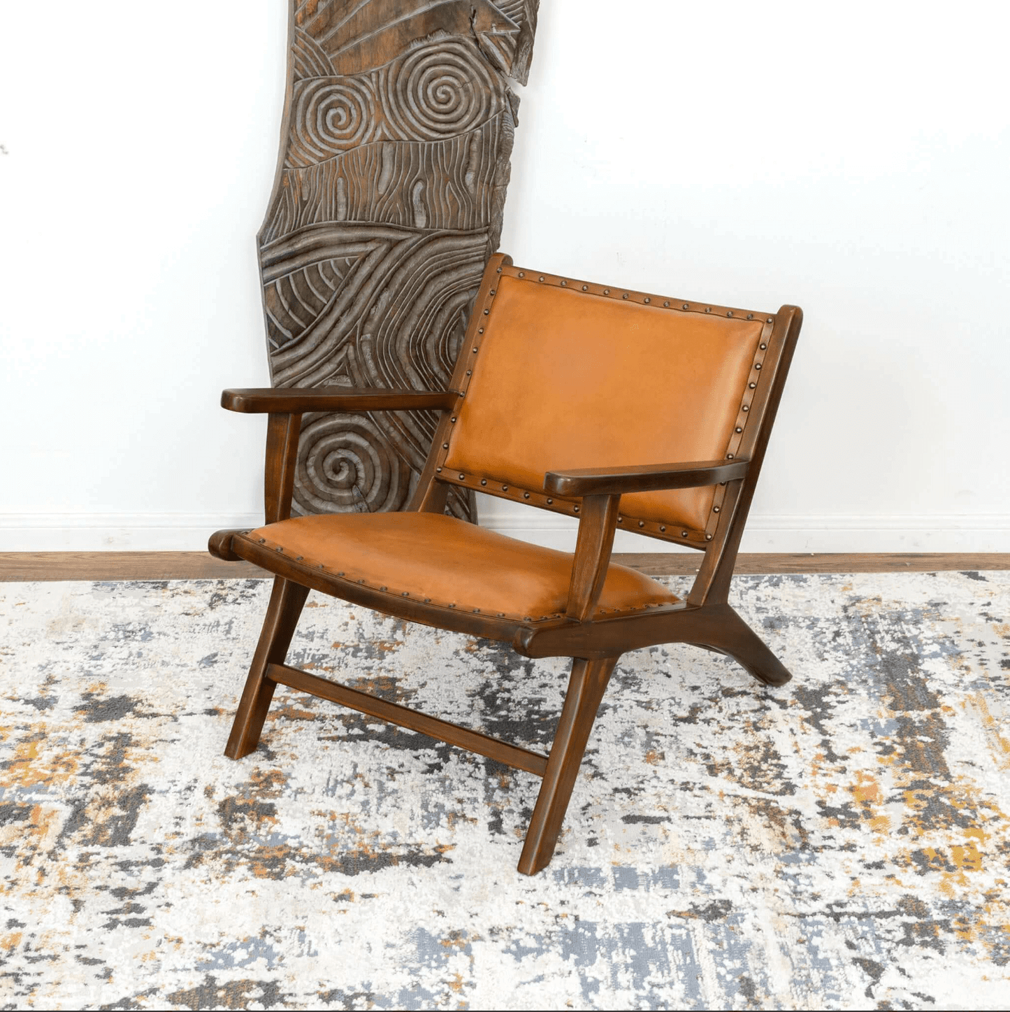Daniel MCM Genuine Leather Lounge Chair - Revel Sofa