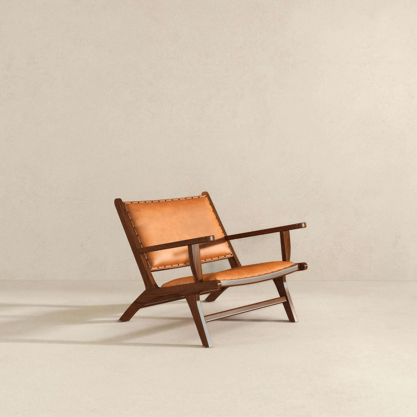 Daniel MCM Genuine Leather Lounge Chair - Revel Sofa
