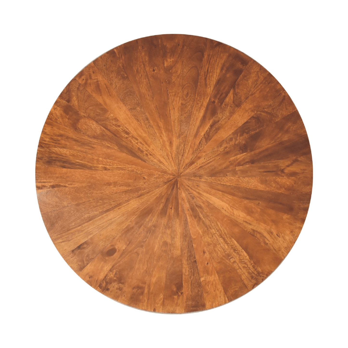 Chestnut Round Mango Wood Coffee Table 35" - Revel Sofa
