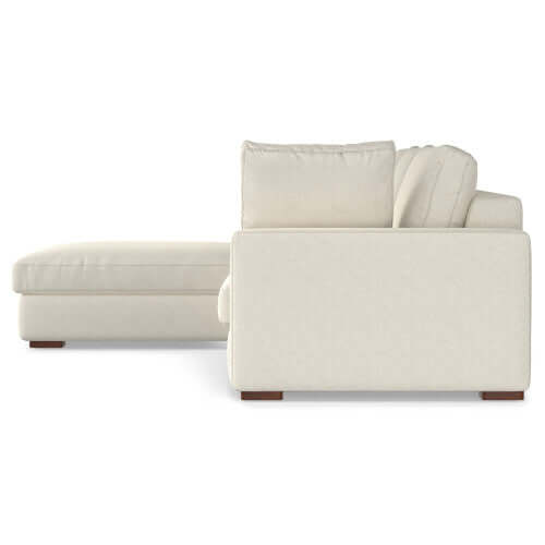 Charlie Modern Deep Seat Sectional Chaise Sofa 122"