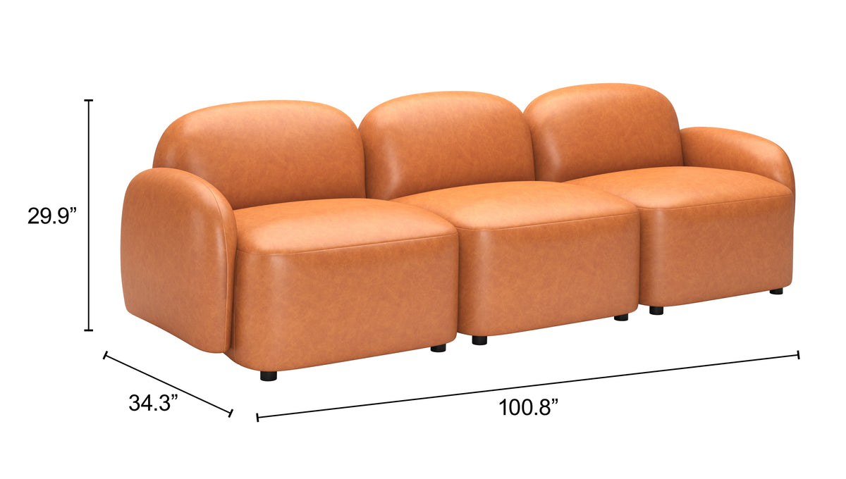 Cleo Brown Modular Sofa