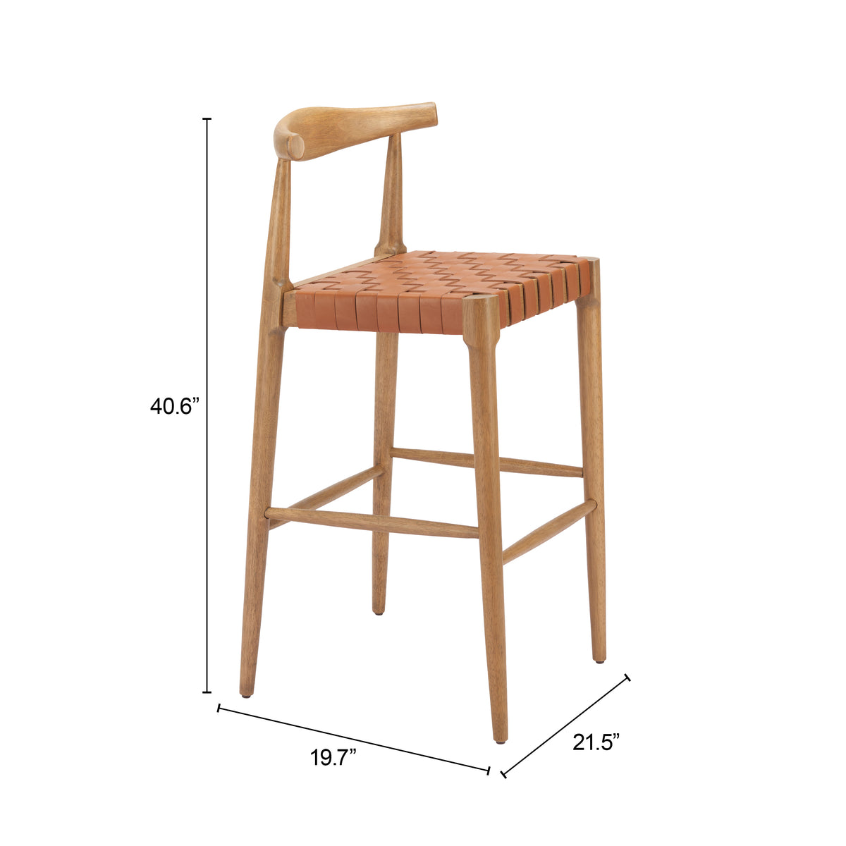 Bandani Tan Barstool