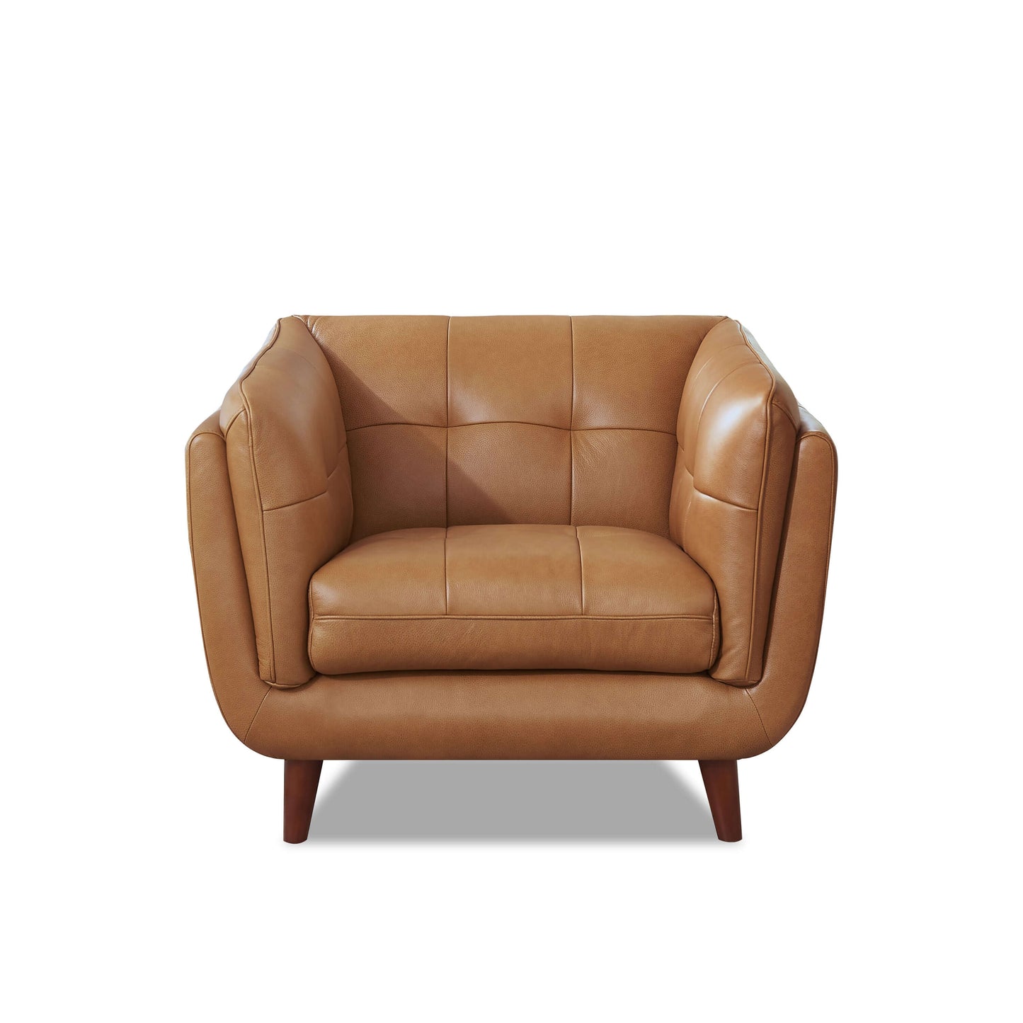 Solana MCM Top-Grain Leather Lounge Chair