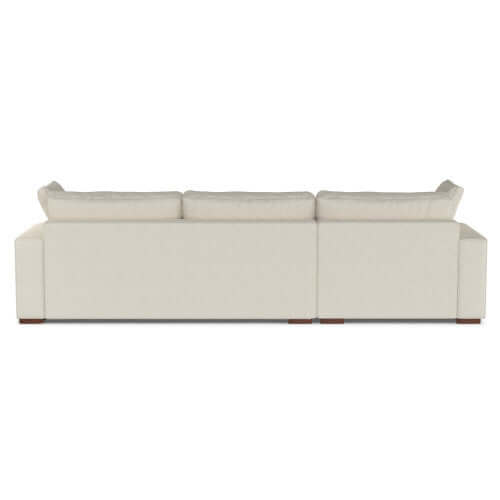 Charlie Modern Deep Seat Sectional Chaise Sofa 122"