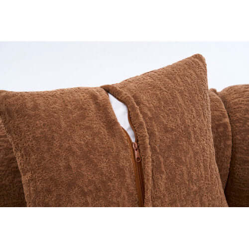 Curved Compression Foam Sectional Sofa – close-up detail