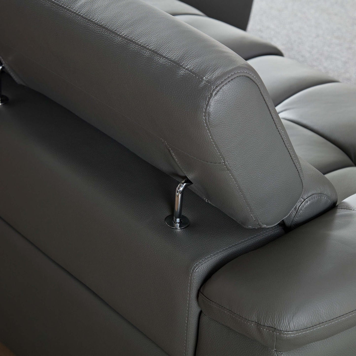 Modern Leather Chaise Sofa Sectional 113" (2 Colors)