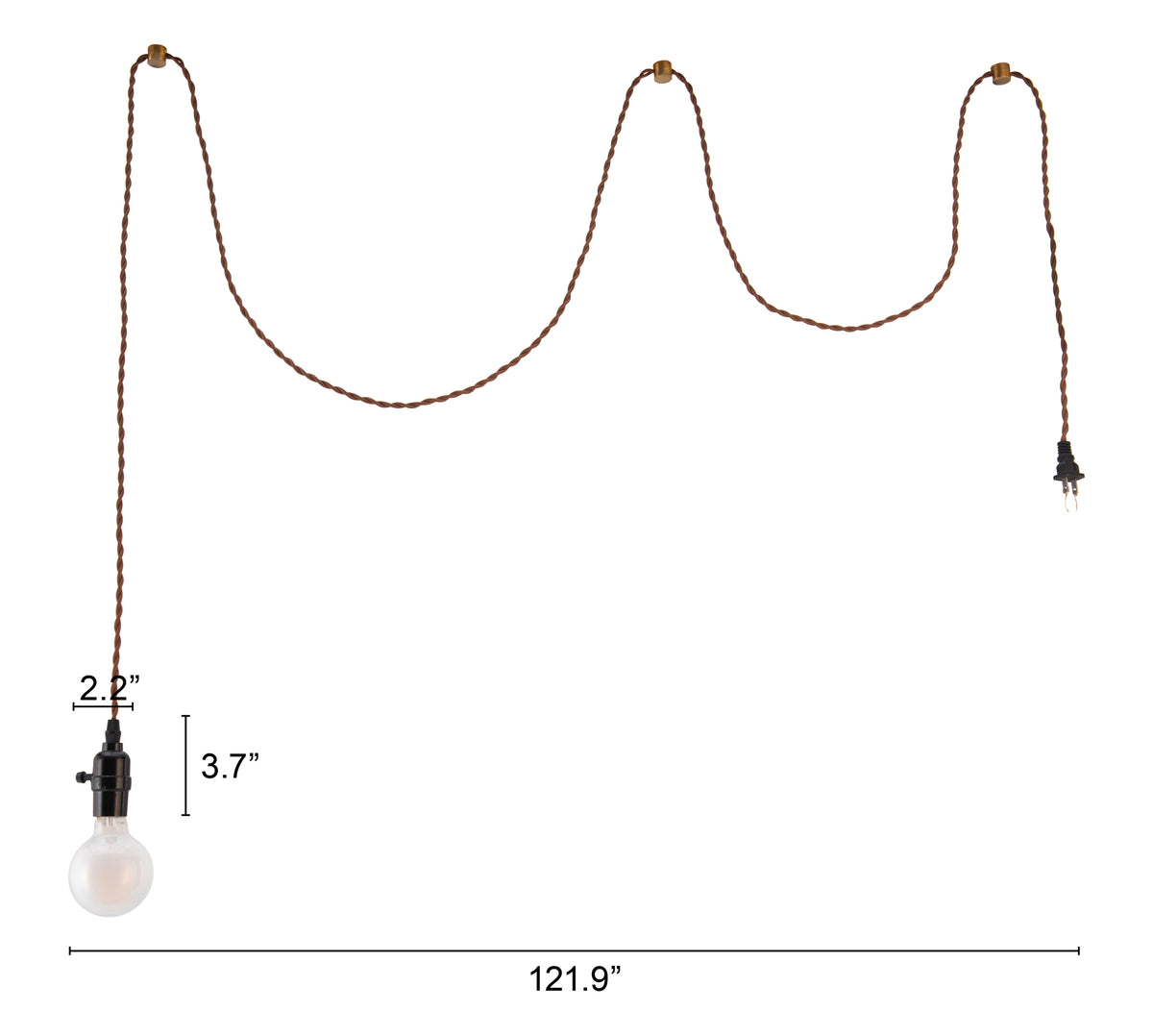 Molly Black Ceiling Lamp