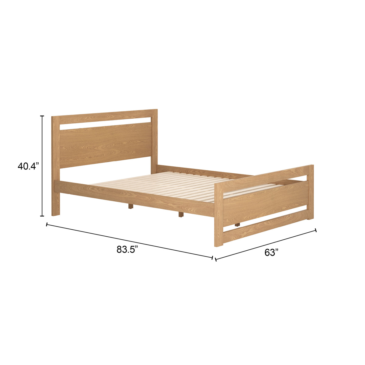 Repos Queen Bed in Brown