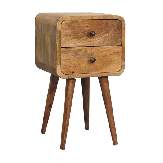 Everard Oak Solid Wood Nightstand – 11.8" Nightstand – view 2