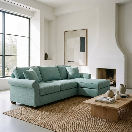 Irlanda Upholstered L-Shaped Sectional – 120" Made-in-USA Sectional Sofa – view 2