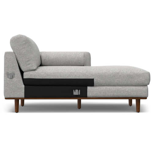 Morrison MCM Sectional Chaise Sofa 102' (2 Colors)
