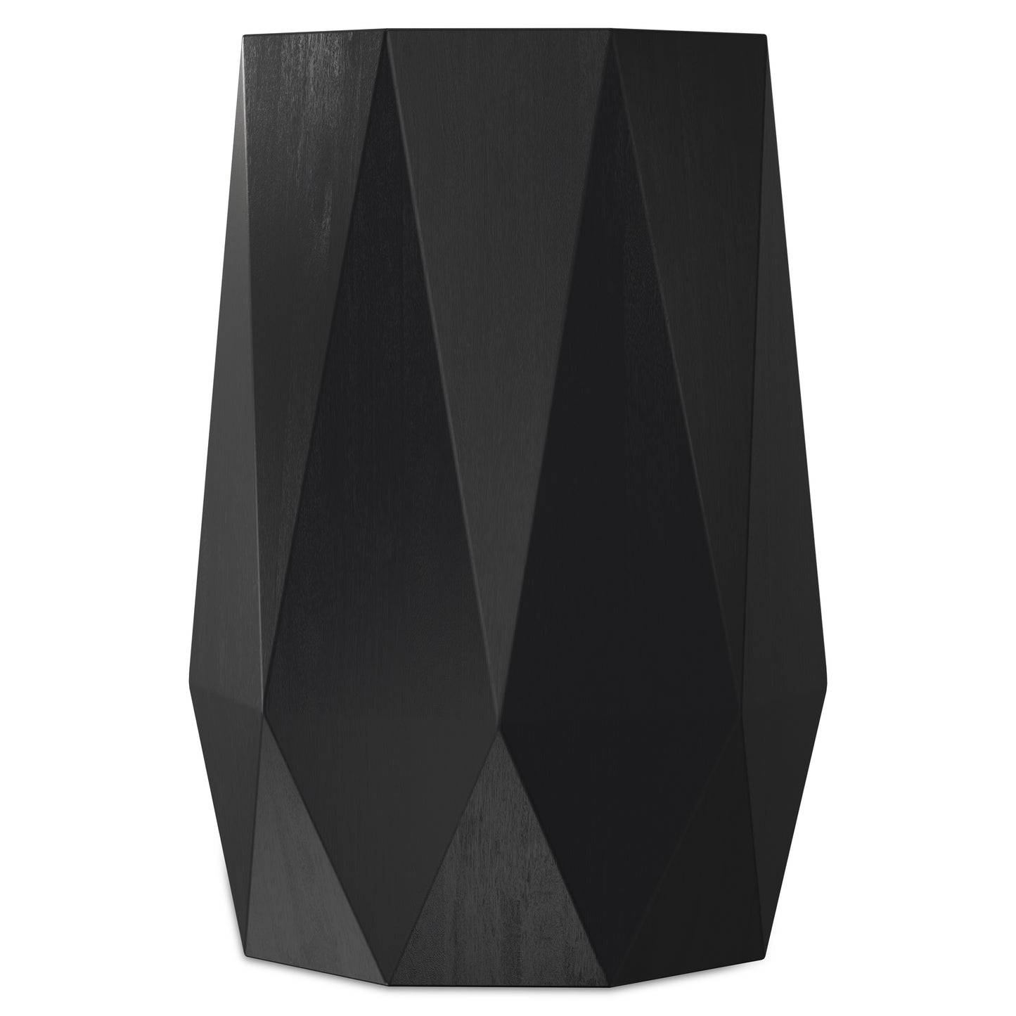 Kurt Black Acacia Wood Accent Table – 15" Accent Table – view 6