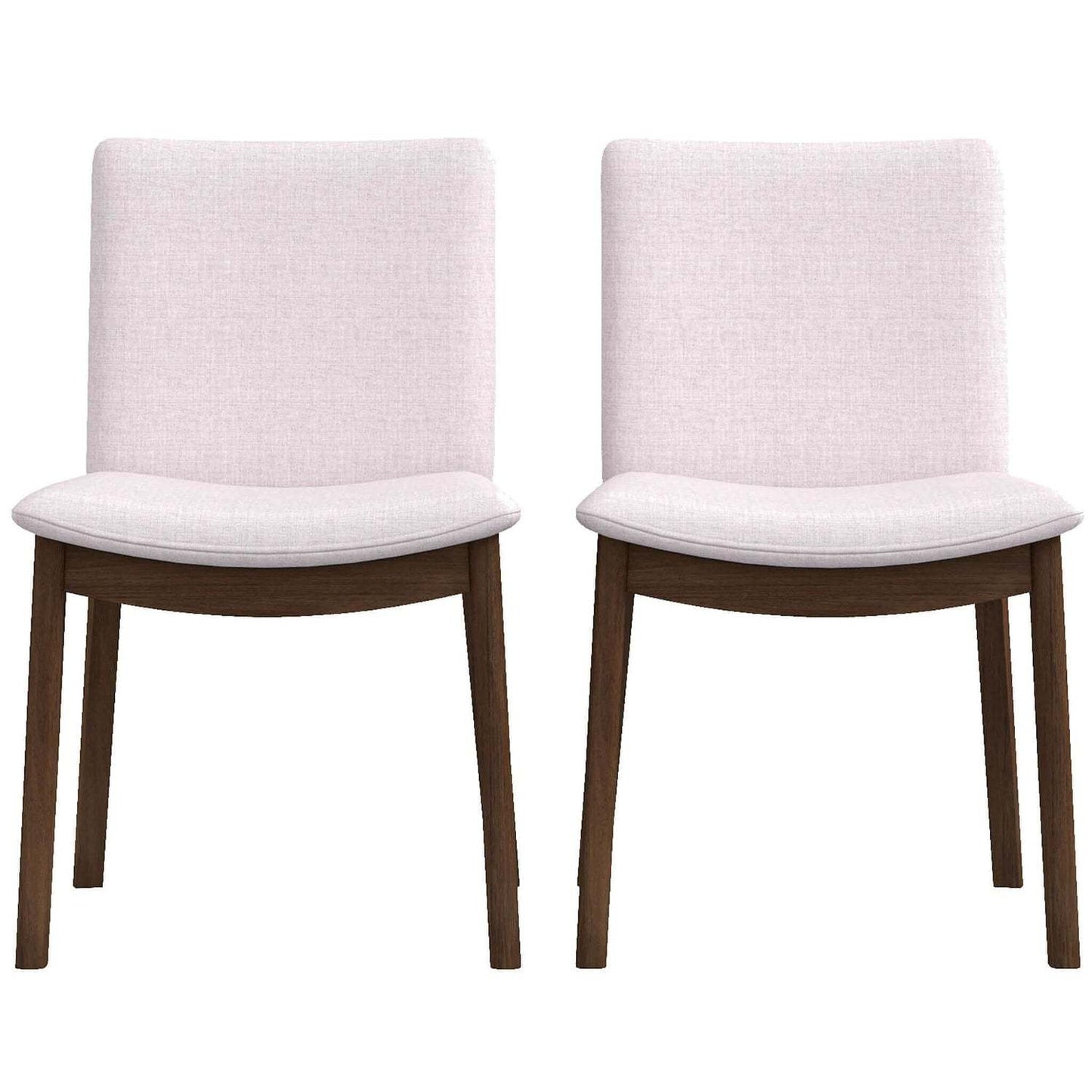 Laura Beige Linen Dining Chair – 20" Mid-Century Modern Dining Chair – view 4