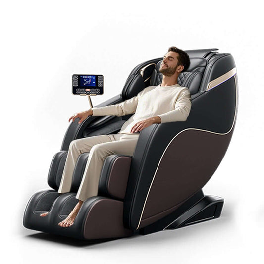 Zero Gravity Massage Chair with SL-Track and Smart Features in use, showcasing luxury and comfort.