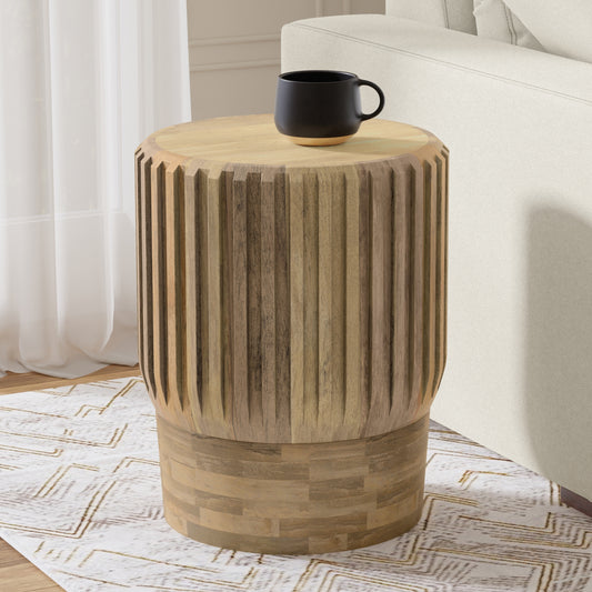 Lyall Brown Wood Accent Table – 16" Accent Table – view 2