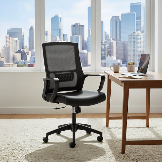 Jett Low Back Office Chair in Black