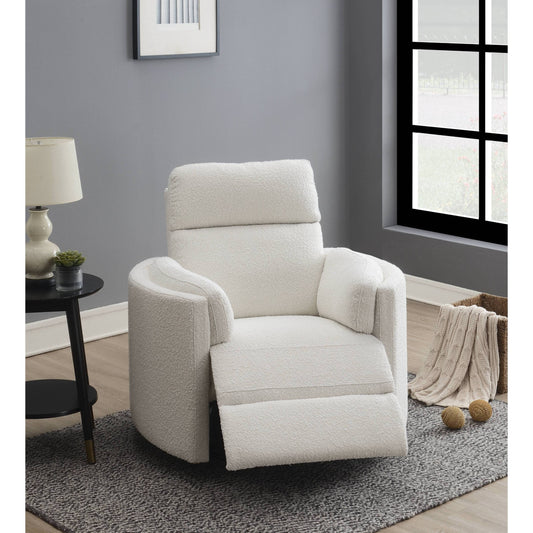 Sagen Beige Boucle Recliner – 40"W Recliner – view 2