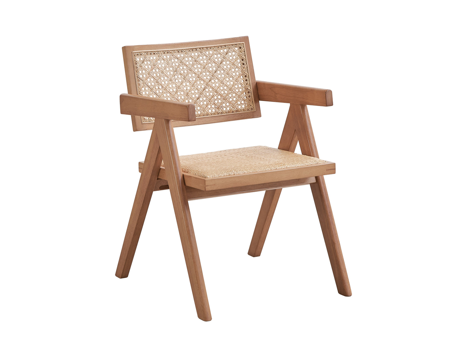 Valentina Rattan & Natural Finish 5PCs Patio/Outdoor Dining Set (No Bench Included) – view 13