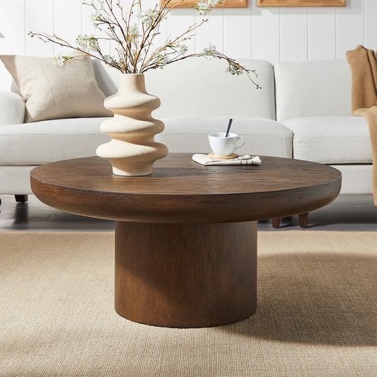 Xiomara Dark Brown MDF Coffee Table – 36" Coffee Table – view 2
