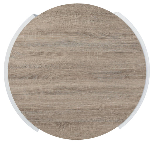 Zoma Oak Synthetic Wood Coffee Table – view 2