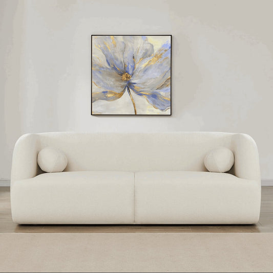 Anna Modern Boucle Sofa Couch 87" - Revel Sofa