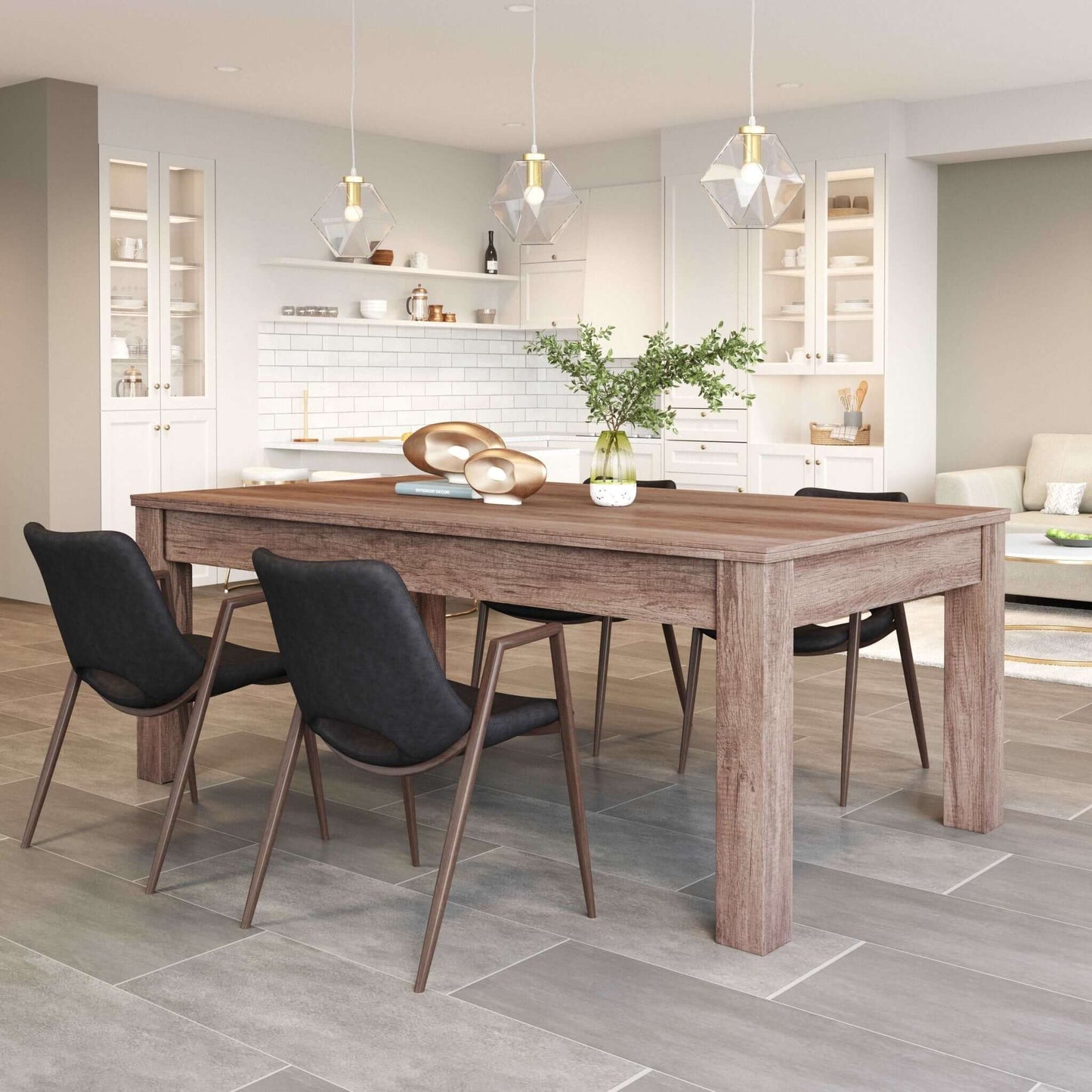 Bonker 3 in 1 Table for Dining & Games - Dining Table, Pool Table, Table Tennis, Game Room - Revel Sofa