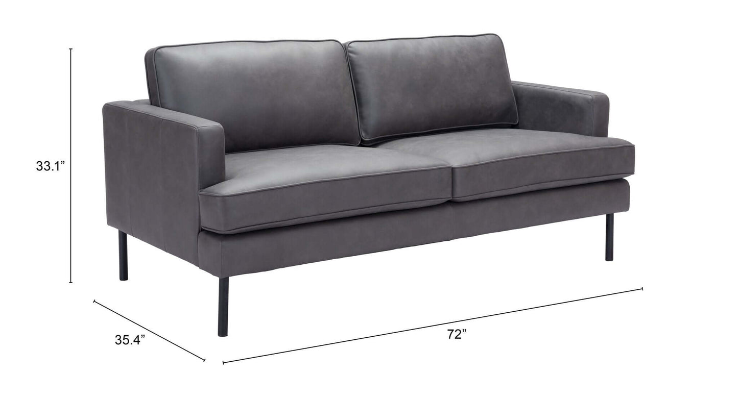 Decade Modern Classic Sofa Loveseat 72" - Revel Sofa