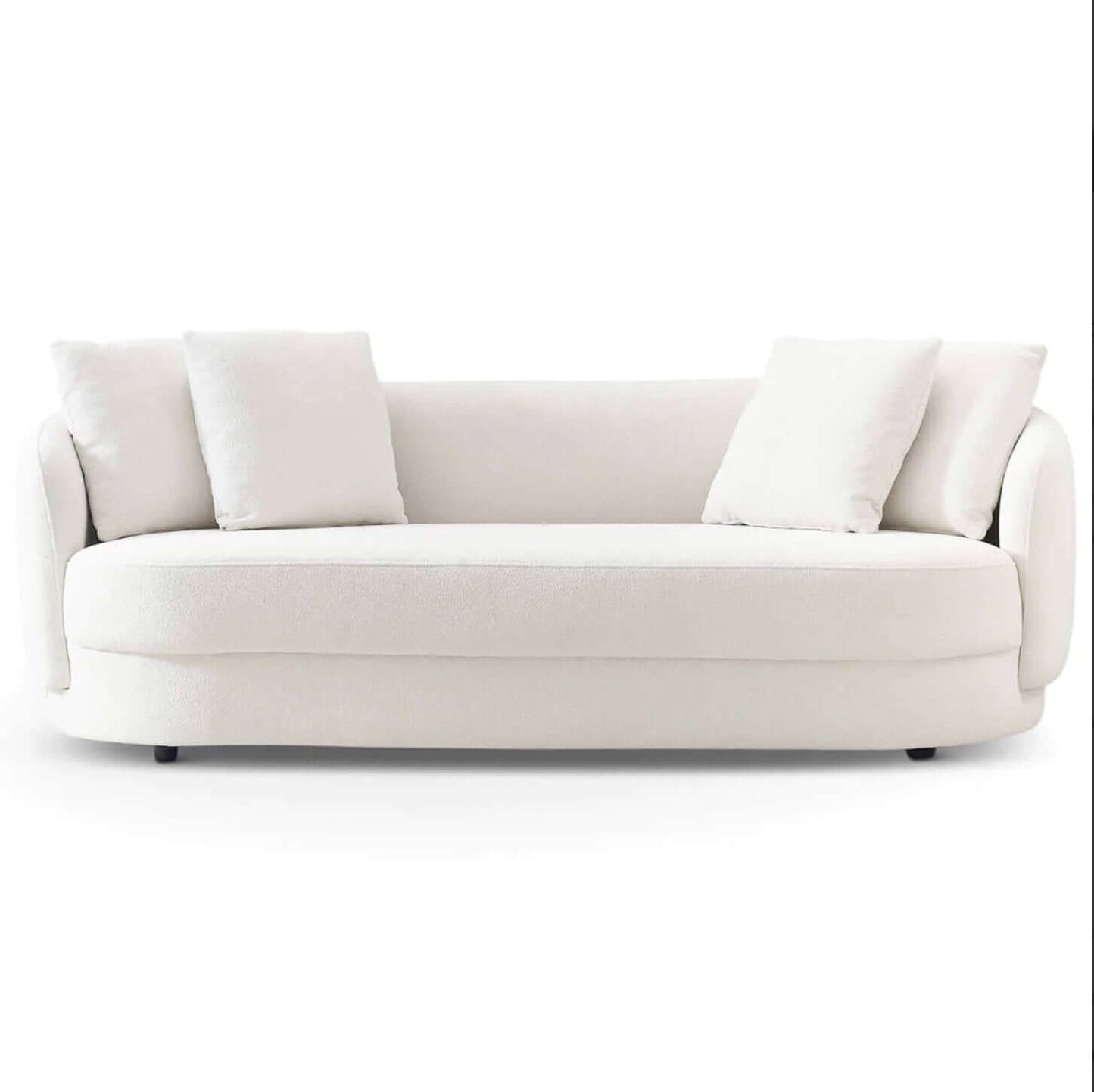 Dylan Modern Bohemian French Boucle Sofa Couch Loveseat 85" - Revel Sofa