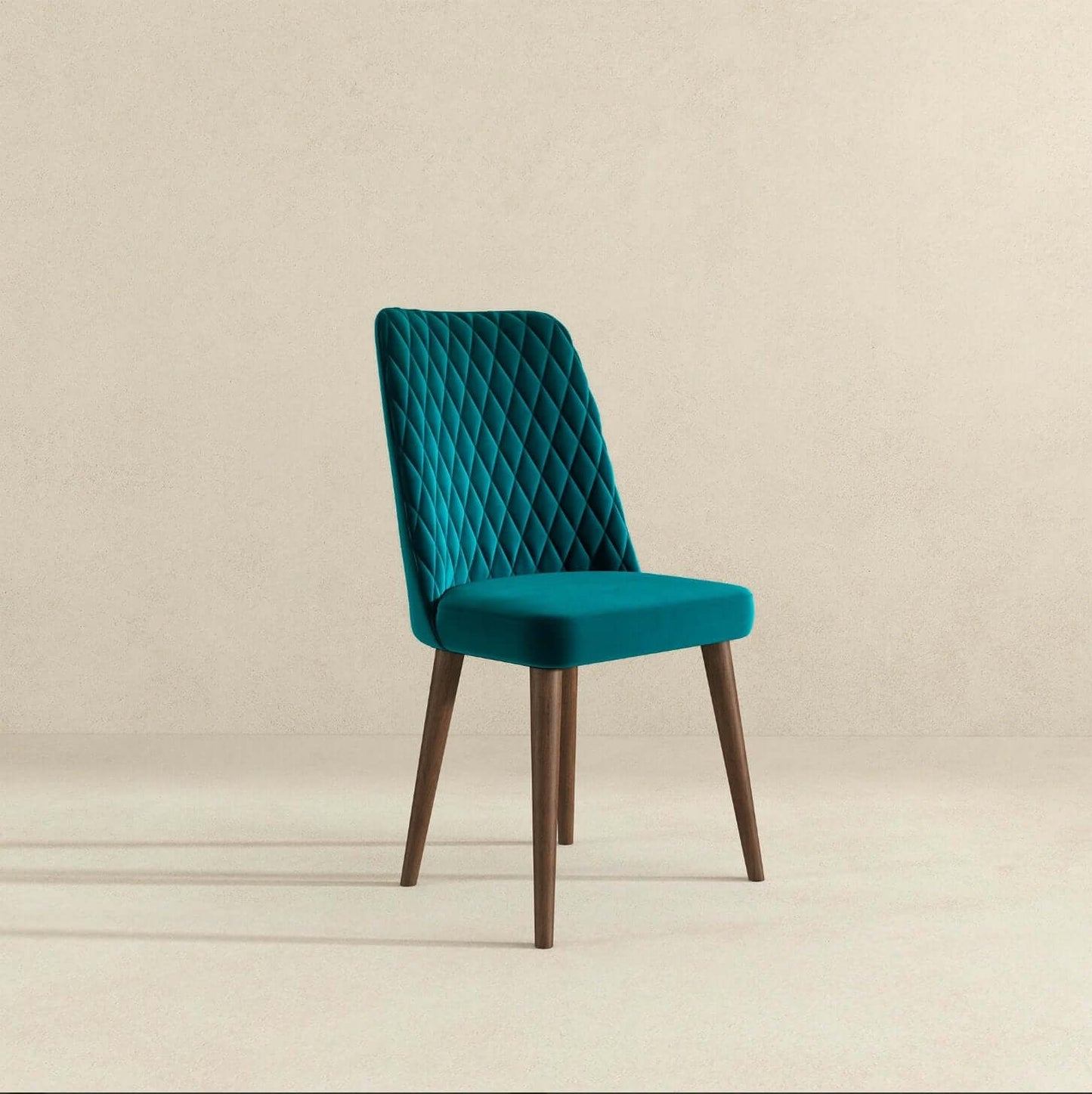 Katie MCM Tufted Velvet Dining Chairs (Set Of 2) - Revel Sofa