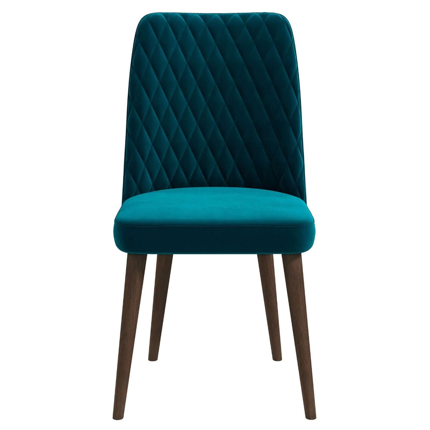 Katie MCM Tufted Velvet Dining Chairs (Set Of 2) - Revel Sofa