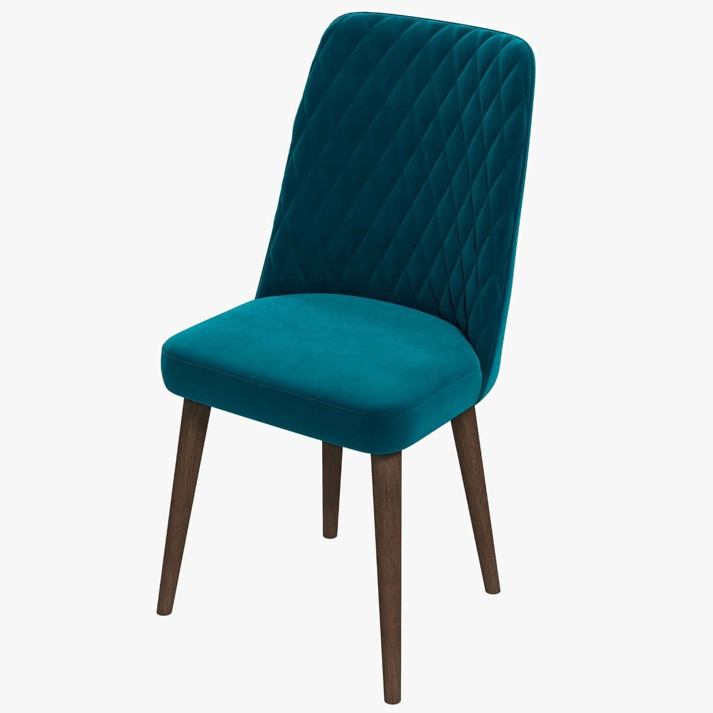 Katie MCM Tufted Velvet Dining Chairs (Set Of 2) - Revel Sofa
