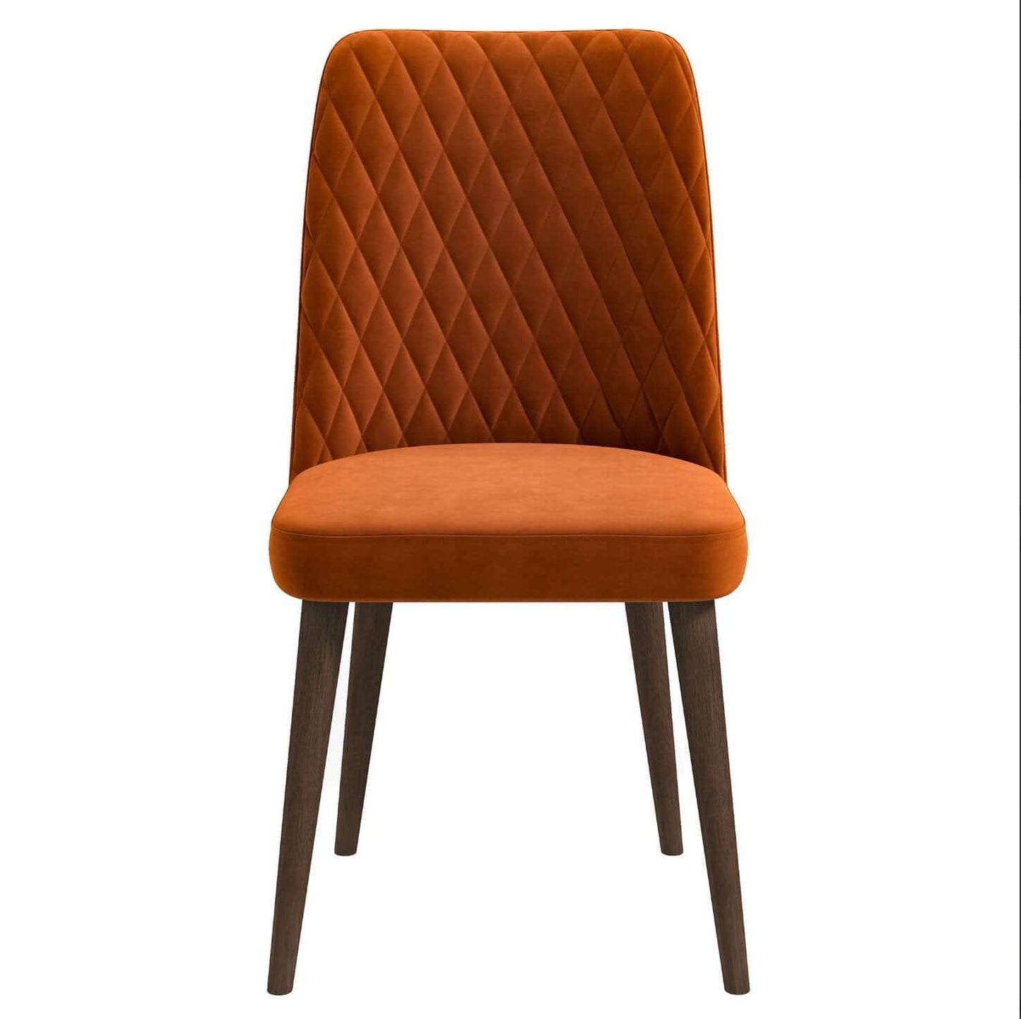 Katie MCM Tufted Velvet Dining Chairs (Set Of 2) - Revel Sofa