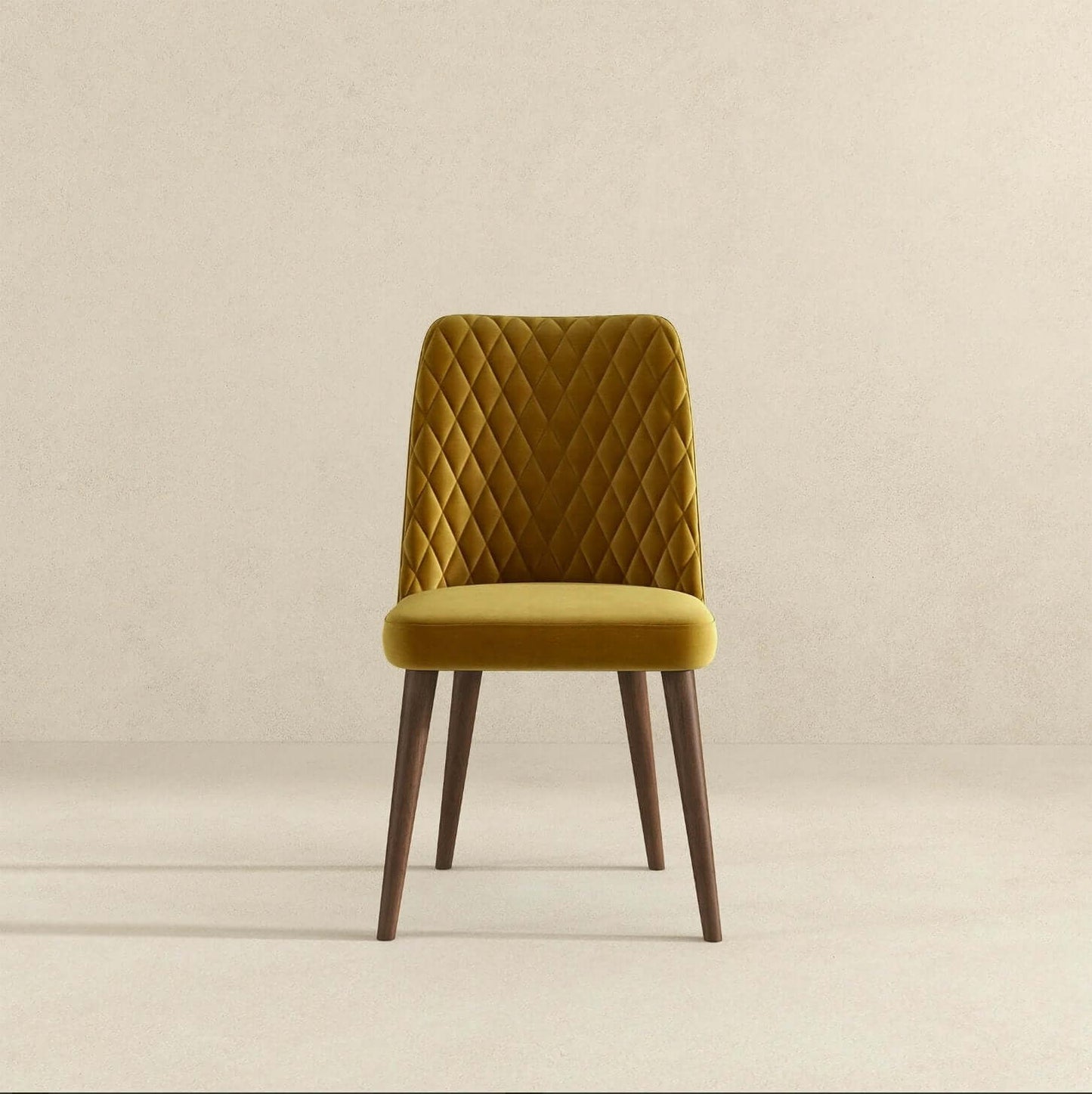 Katie MCM Tufted Velvet Dining Chairs (Set Of 2) - Revel Sofa