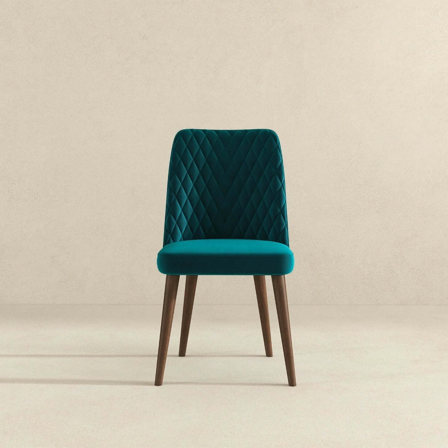 Katie MCM Tufted Velvet Dining Chairs (Set Of 2) - Revel Sofa