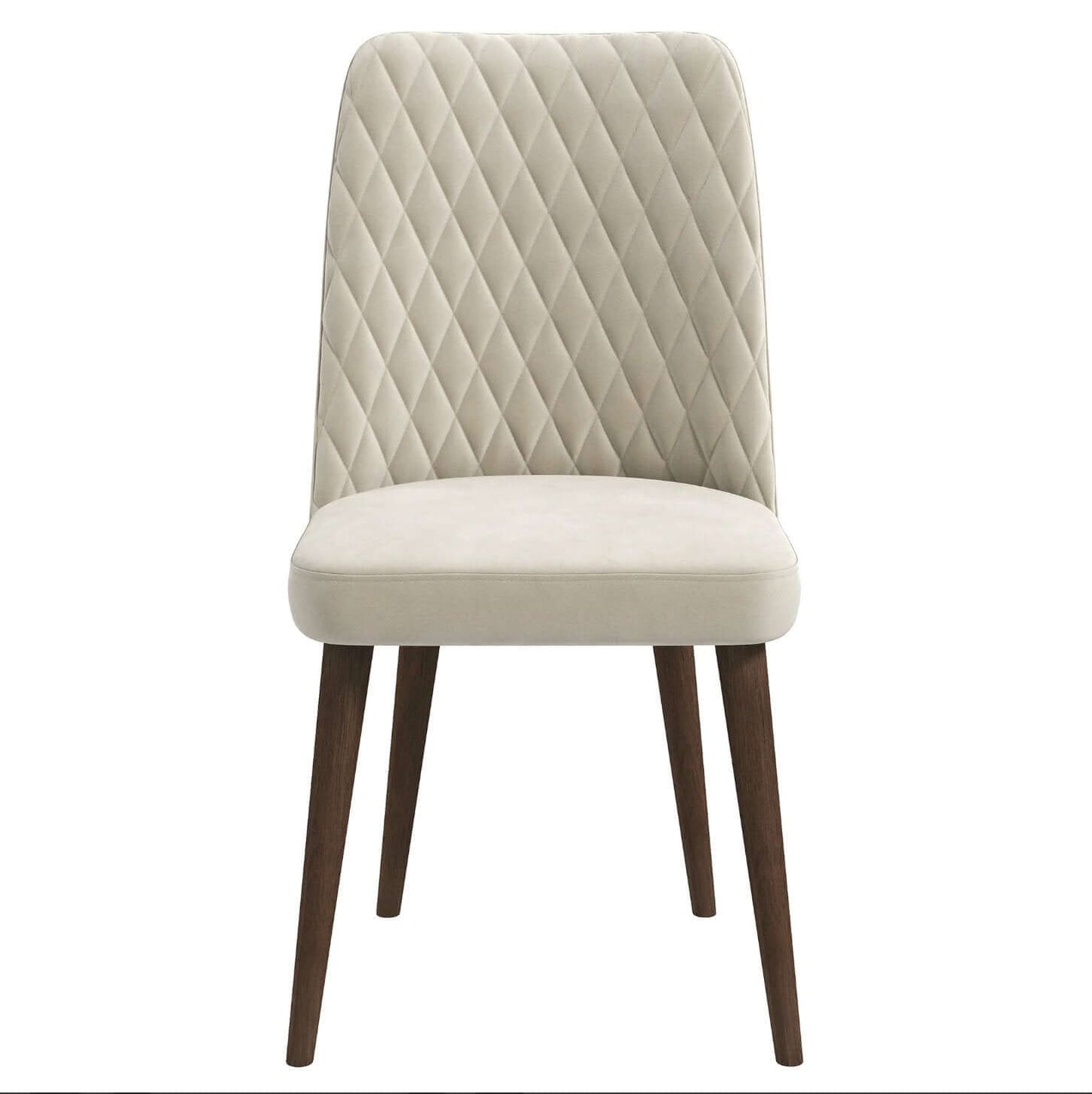 Katie MCM Tufted Velvet Dining Chairs (Set Of 2) - Revel Sofa