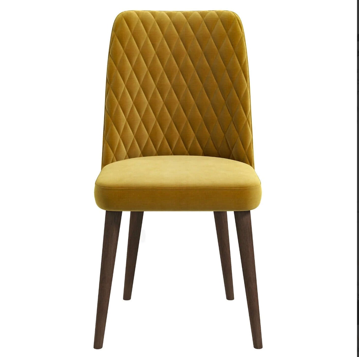 Katie MCM Tufted Velvet Dining Chairs (Set Of 2) - Revel Sofa