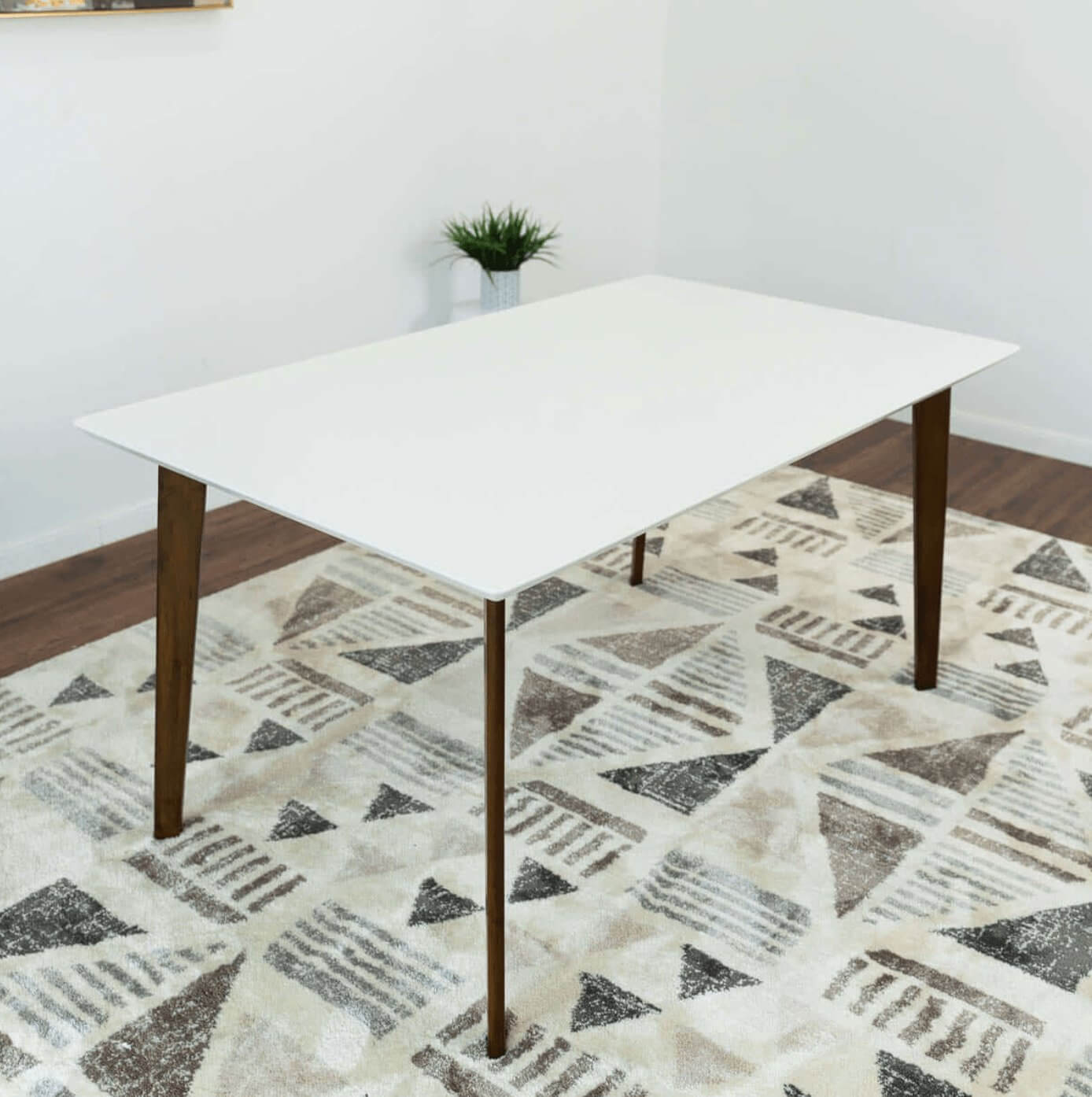 Levi MCM Style Solid Wood Rectangular Dining Table (Various Sizes) - Revel Sofa
