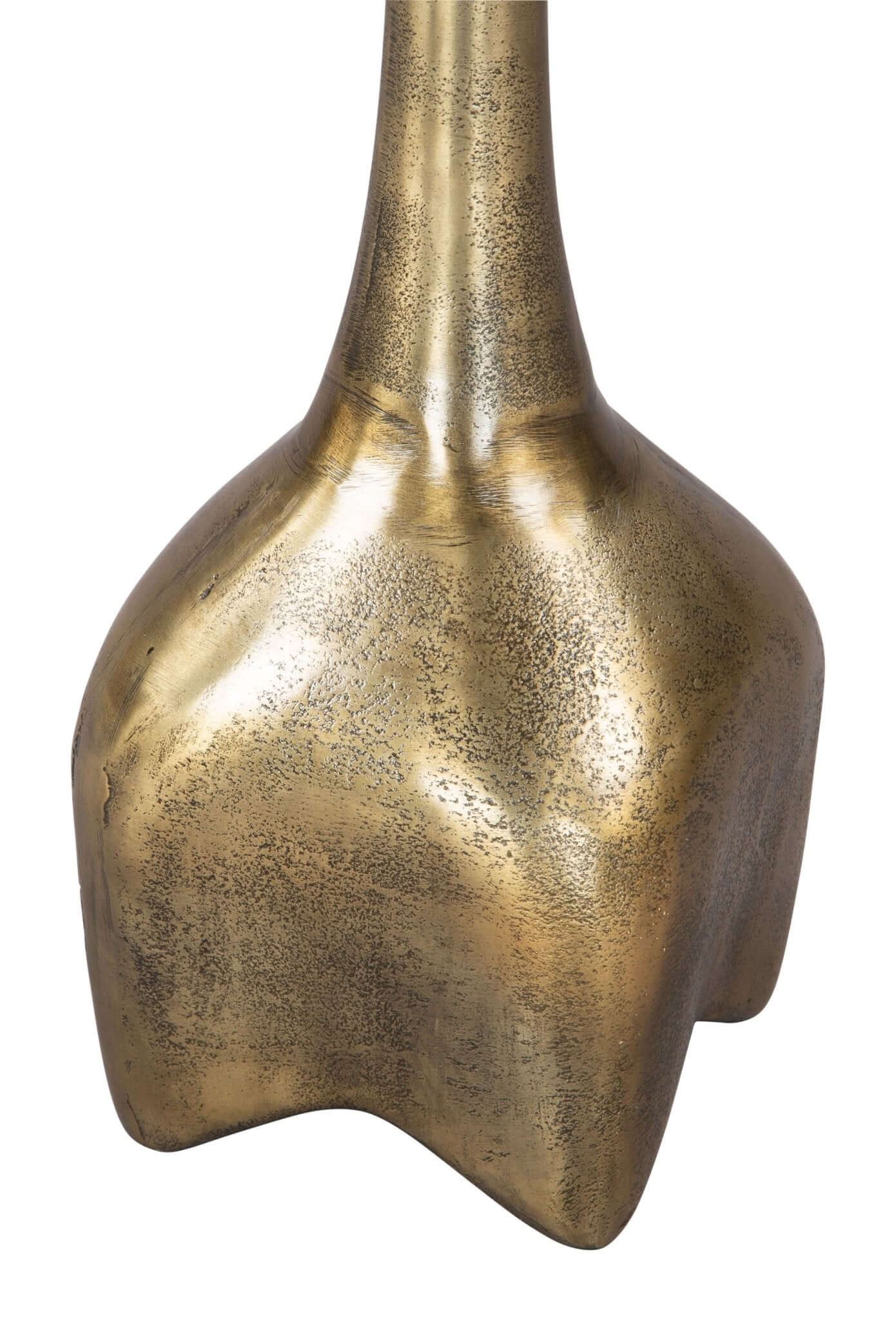 Lexi Metal Round Side End Table in Colors Charcoal or Antique Brass - Revel Sofa