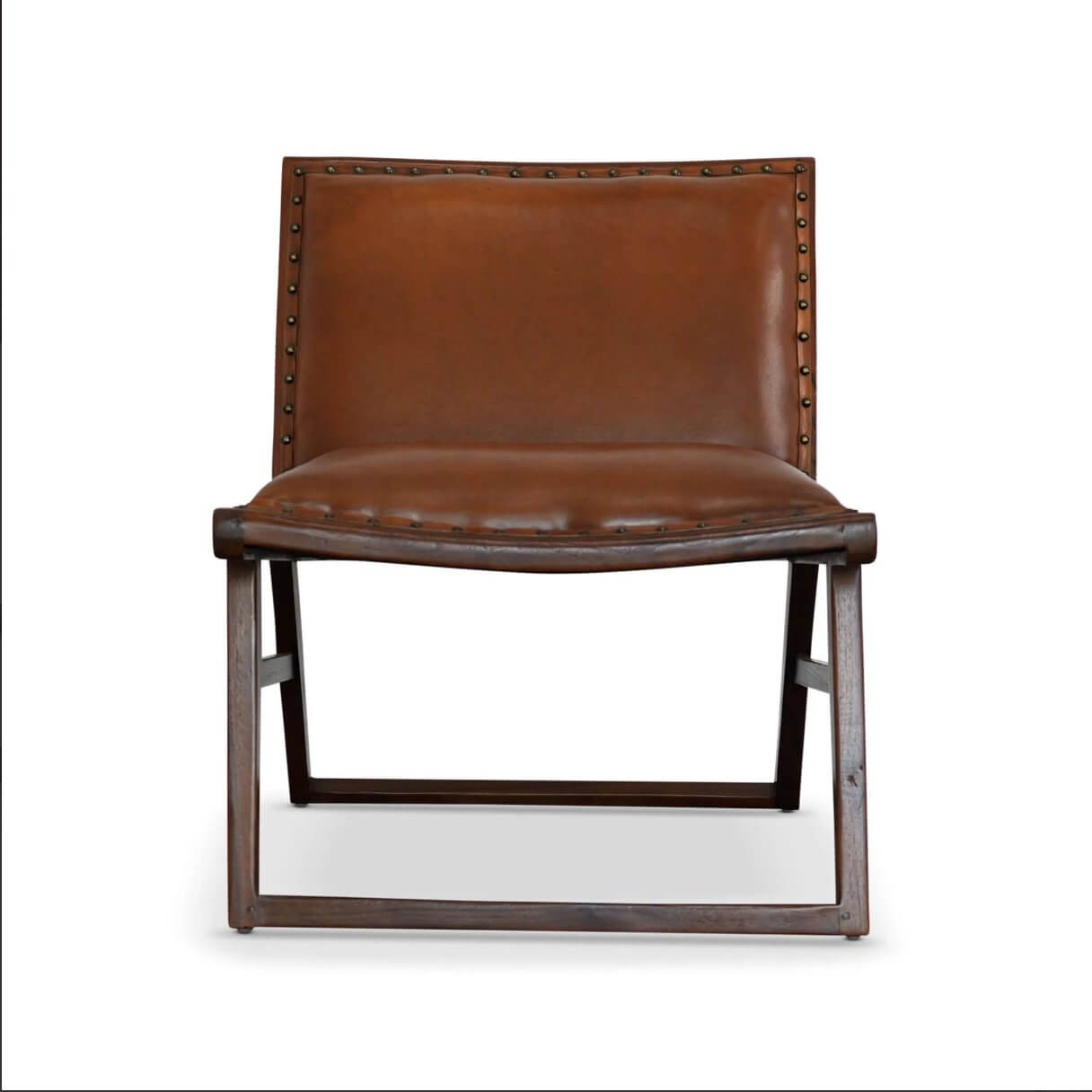Marquis MCM Genuine Leather Lounge Accent Chair - Revel Sofa