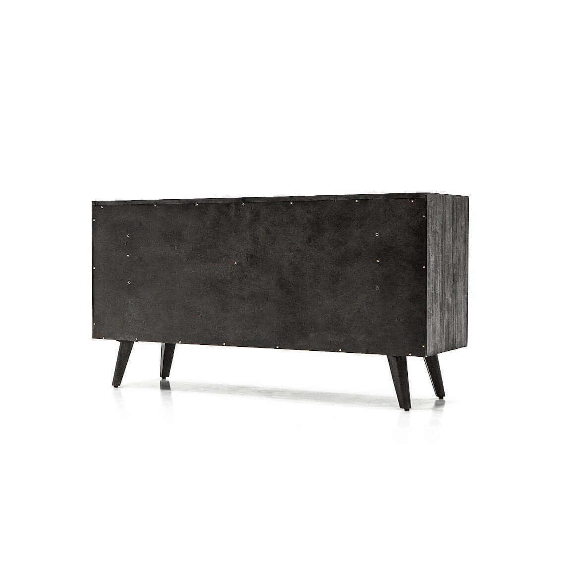 MidCentury Modern Gray Solid Wood Six Drawer Double Dresser 61" - Revel Sofa