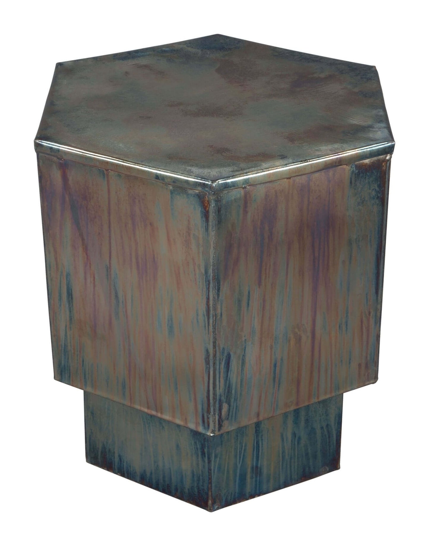 Mikah Metal Side Accent End Table - Multicolor - Revel Sofa