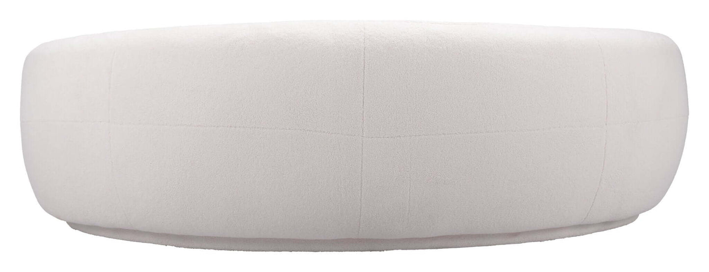 Tibet Modern Curvy Boucle Sofa 92” - Revel Sofa