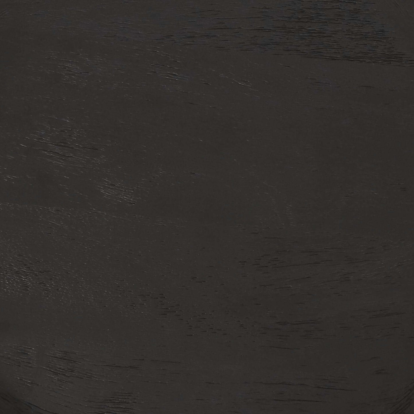 Watson Round Minimalist Mango Wood Side Table, Black - Revel Sofa