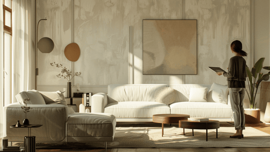 Why Furniture Looks Different Online: The Truth About Spatial Visualization (+ How to Fix It) in a modern living room setting.