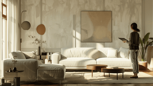 Why Furniture Looks Different Online: The Truth About Spatial Visualization (+ How to Fix It) in a modern living room setting.