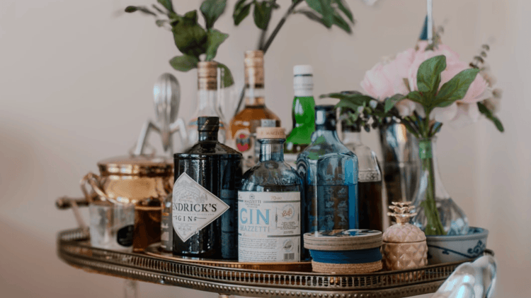 Bar Cart Styling for Small Apartments and Big Homes