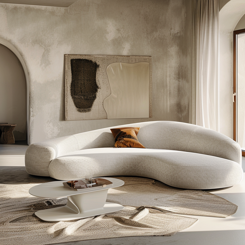 Curved Sofas & Sculptural Couches