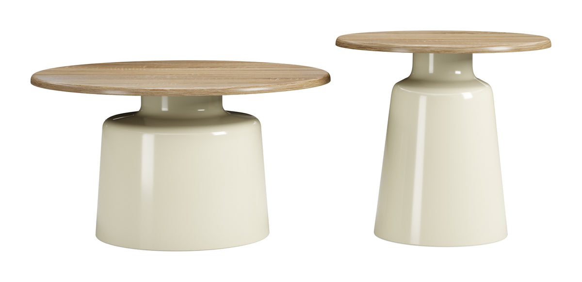 Lireen Natural & Ivory Coffee Table Set (2-Piece)