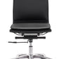 Lider Plus Armless Office Chair in Black