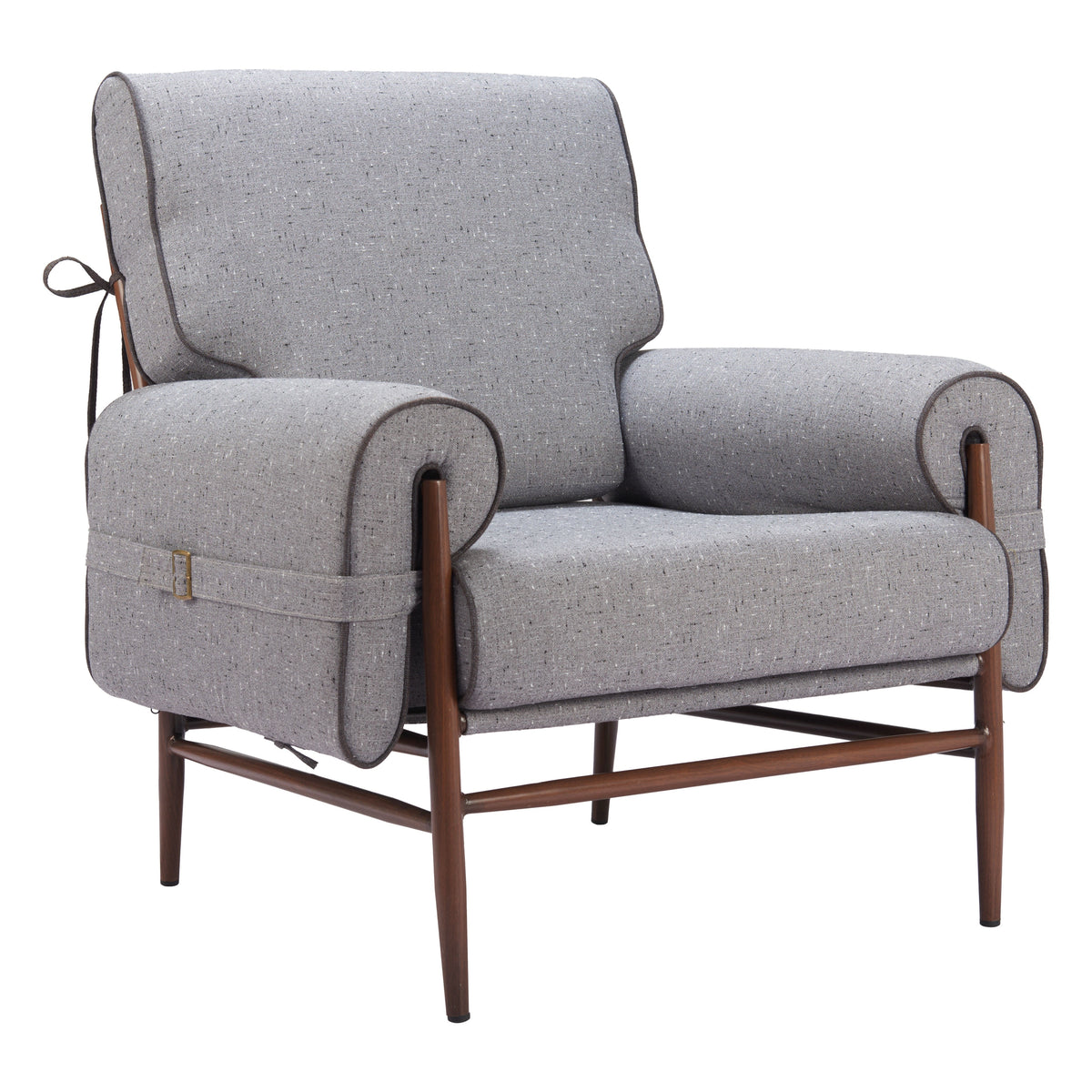 Klem Gray Accent Chair